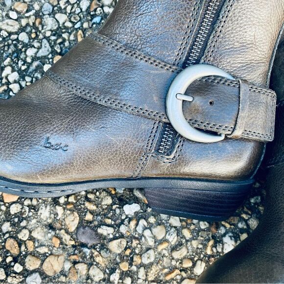 Born b.o.c. Calf high belted comfort boots 7.5 - Picture 4 of 8